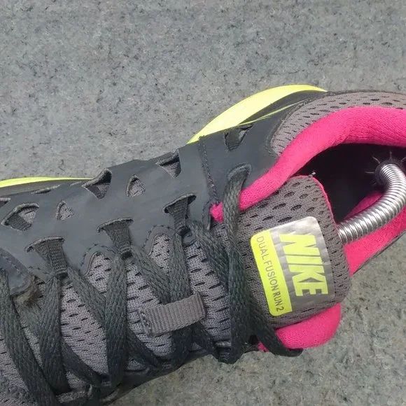 Nike Dual Fusion Run 2 Womens 8.5 Running Shoes Low Top Sneakers Gray - Picture 6 of 10